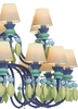Lladro Lighting - Belle de Nuit 24 Lights Chandelier Green
