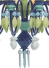 Lladro Lighting - Belle de Nuit 24 Lights Chandelier Green
