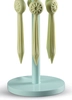 Lladro Lighting - Belle de Nuit Lithophane Lamps with Tears Green