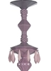 Lladro Lighting - Belle de Nuit 24 Lights Chandelier Pink