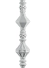 Lladro Lighting - Belle de Nuit Floor Lamp II White