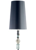 Lladro Lighting - Belle de Nuit Floor Lamp I Black