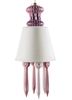Lladro Lighting - Belle de Nuit Ceiling Lamp with Lithophane Pink