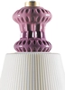 Lladro Lighting - Belle de Nuit Ceiling Lamp with Lithophane Pink