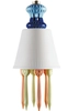Lladro Lighting - Belle de Nuit Ceiling Lamp with Lithophane and Tears Multicolor