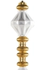 Lladro Lighting - Belle de Nuit Ceiling Lamp I Golden Luster
