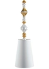 Lladro Lighting - Belle de Nuit Ceiling Lamp II Golden Luster