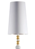 Lladro Lighting - Belle de Nuit Floor Lamp I Golden Luster
