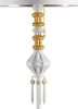 Lladro Lighting - Belle de Nuit Floor Lamp I Golden Luster