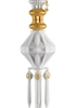 Lladro Lighting - Belle de Nuit Floor Lamp I Golden Luster