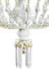 Lladro Lighting - Winter Palace 6 Lights Chandelier Golden Luster