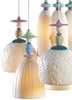 Lladro Lighting - Madermoiselle 9 Lights Seaside Dreams Chandelier