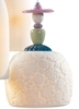Lladro Lighting - Mademoiselle 4 Lights Walking on The Beach Ceiling Lamp