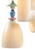 Lladro Lighting - Mademoiselle 4 Lights Walking on The Beach Ceiling Lamp