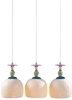 Lladro Lighting - Mademoiselle Lineal Canopy 3 Lights Gazing at The Ocean Ceiling Lamp 