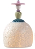 Lladro Lighting - Mademoiselle Lineal Canopy 3 Lights Gazing at The Ocean Ceiling Lamp 
