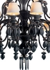 Lladro Lighting - Belle de Nuit 24 Lights Chandelier Absolute Black