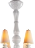 Lladro Lighting - Ivy and Seed 8 Lights Chandelier White