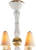 Lladro Lighting - Ivy and Seed 8 Lights Chandelier Golden Luster