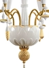 Lladro Lighting - Ivy and Seed 8 Lights Chandelier Golden Luster