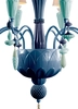 Lladro Lighting - Ivy and Seed 8 Lights Chandelier Ocean