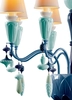 Lladro Lighting - Ivy and Seed 8 Lights Chandelier Ocean