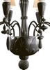 Lladro Lighting - Ivy and Seed 8 Lights Chandelier Absolute Black