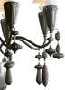 Lladro Lighting - Ivy and Seed 8 Lights Chandelier Absolute Black