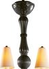 Lladro Lighting - Ivy and Seed 8 Lights Chandelier Absolute Black