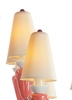 Lladro Lighting - Ivy and Seed 20 Lights Chandelier Medium Model Red Coral