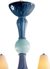 Lladro Lighting - Ivy and Seed  20 Lights Chandelier Medium Model Ocean 