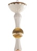 Lladro Lighting - Ivy and Seed 16 Lights Chandelier Medium Flat Model Golden Luster