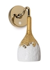 Lladro Lighting - Naturofantastic Wall Sconce White and Gold