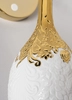 Lladro Lighting - Naturofantastic Wall Sconce White and Gold