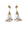 Lladro Jewelry - Heliconia White 2 Pieces Set