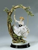 Giuseppe Armani - Young Lady On Swing One Of A Kind Coloration