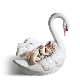 Drifting Through Dreamland by Lladro Image is watermarked for copyright protection and is not present on the actual art work.