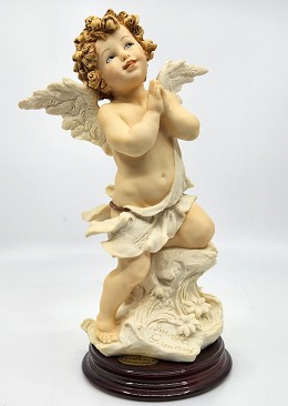 The Prayer (little Angel) by Giuseppe Armani Image is watermarked for copyright protection and is not present on the actual art work.