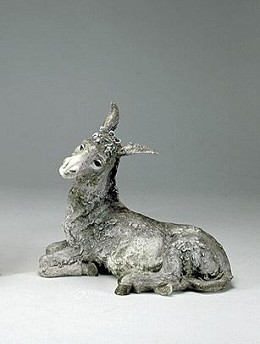 Donkey By Giuseppe Armani by Giuseppe Armani Image is watermarked for copyright protection and is not present on the actual art work.