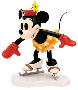 On Ice Minnie Mouse Whee by WDCC Disney Classics Image is watermarked for copyright protection and is not present on the actual art work.