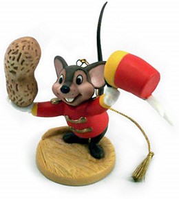 Dumbo Timothy Mouse Friendship Offering Ornament by WDCC Disney Classics Image is watermarked for copyright protection and is not present on the actual art work.