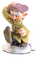 Snow White Dopey Miniature by WDCC Disney Classics Image is watermarked for copyright protection and is not present on the actual art work.