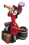 Peter Pan Captain Hook Miniature by WDCC Disney Classics Image is watermarked for copyright protection and is not present on the actual art work.