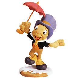 Mickey Christmas Carol Jiminy Cricket The Ghost Of Christmas Past Ornament by WDCC Disney Classics Image is watermarked for copyright protection and is not present on the actual art work.