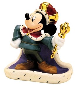 The Prince And The Pauper Mickey Mouse Long Live The King by WDCC Disney Classics Image is watermarked for copyright protection and is not present on the actual art work.
