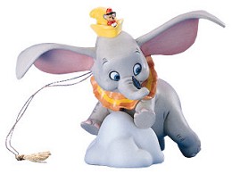 Dumbo When I See An Elephant Fly Ornament by WDCC Disney Classics Image is watermarked for copyright protection and is not present on the actual art work.