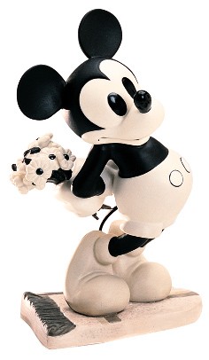 Puppy Love Mickey Mouse Brought You Something by WDCC Disney Classics Image is watermarked for copyright protection and is not present on the actual art work.