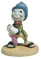 Pinocchio Jiminy Cricket Miniature by WDCC Disney Classics Image is watermarked for copyright protection and is not present on the actual art work.