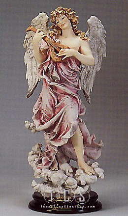 Angel W/fluteRaphael by Giuseppe Armani Image is watermarked for copyright protection and is not present on the actual art work.
