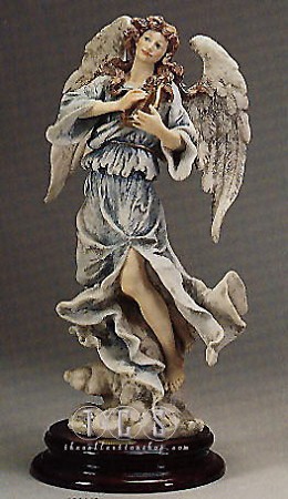 Angel W/harp Heavenly Music by Giuseppe Armani Image is watermarked for copyright protection and is not present on the actual art work.